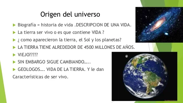Biografía de la tierra