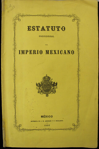 Estatuto Provisional del Imperio  Mexicano