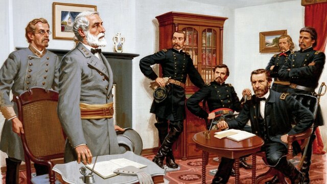 Surrender at Appomattox Courthouse