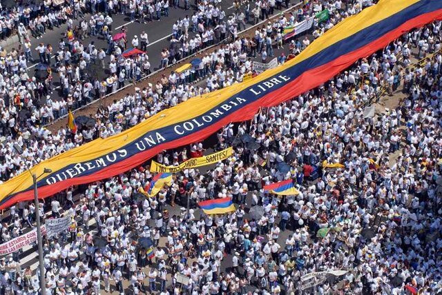 n millón de voces contra las FARC 8 febrero 2008