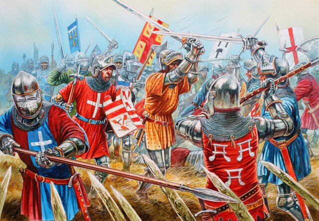 Vittoria inglese ad Azincourt