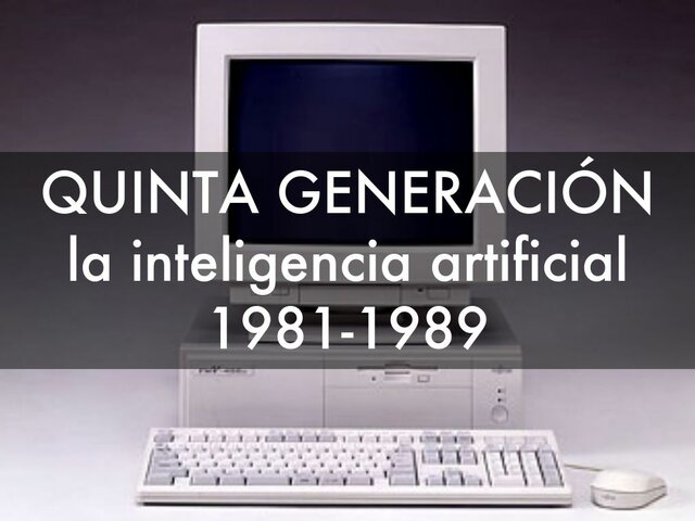 La Quinta Generación de Computadoras (desde 1991)
