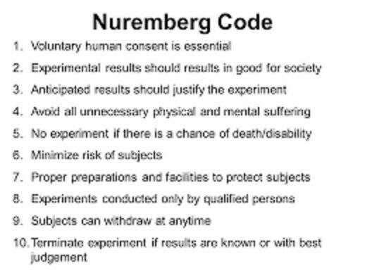 Nuremberg Codes