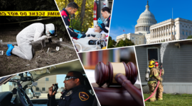 Timeline: The History of Law , Public , Safety , Corrections and Security.