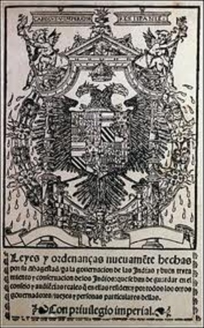 Las leyes nuevas fueron proclamadas por el rey Carlos I