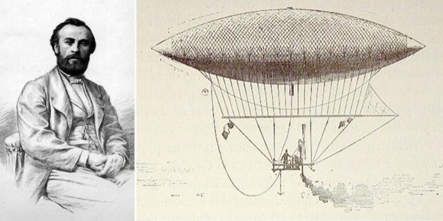 The first powered, controlled, sustained lighter-than-air flight