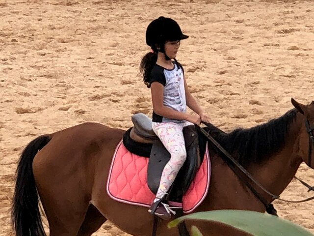 Primeira aula de Hipismo