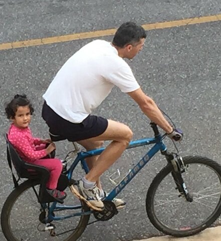 Passeando com o papai