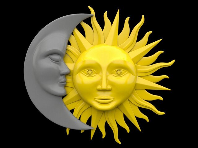 el sol y la luna