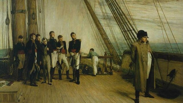 El exilio de Napoleón a la Elba