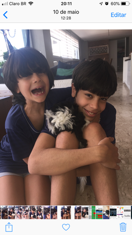 Neste ano chegou a nossa casa o mais novo membro da família: Órion