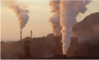 Nube tóxica de la greda. Chile.