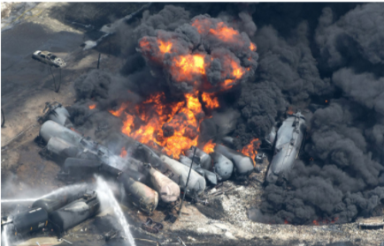 Accidente ferroviario de Lac-Mégantic. Canadá.