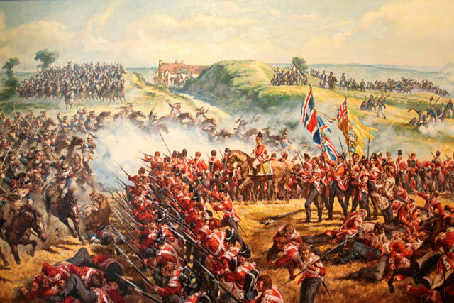 La batalla de Waterloo