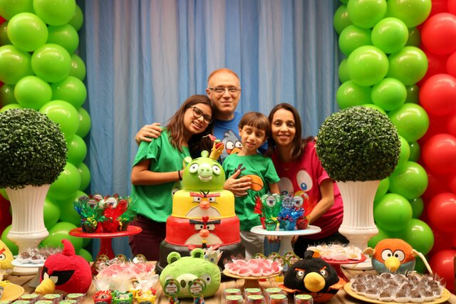 Meu aniversário de 5 anos - Angry Birds