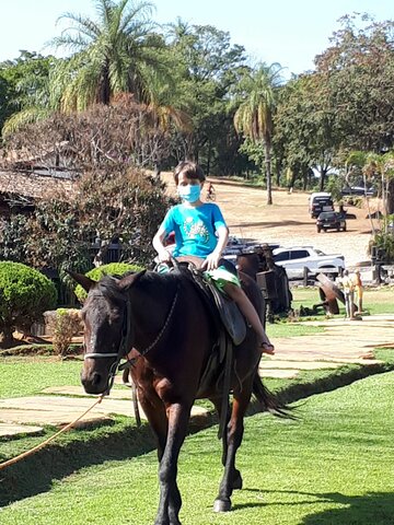 Andando a cavalo
