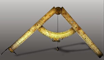 GALILEO GALILEI.- COMPÁS GEOMÉTRICO Y MILITAR.