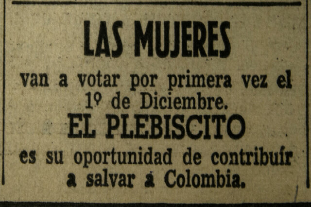 Plebiscito y voto femenino