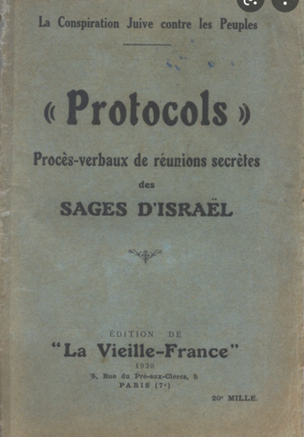Protocolos de los Sabios de Sion