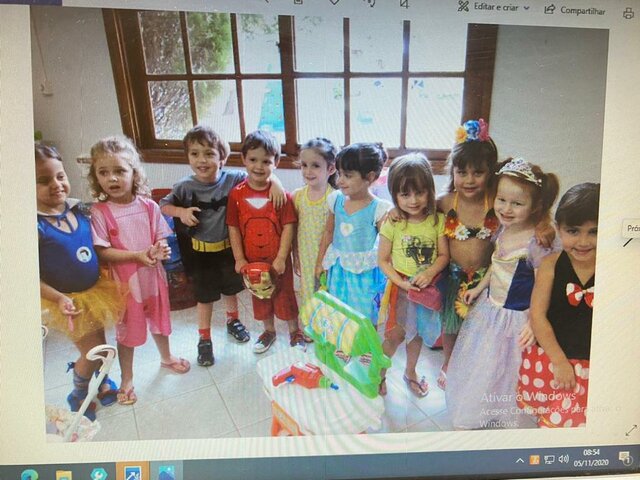 My first day of class, a Gente Moleque