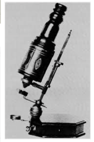 PRIMER MICROSCOPIO CON DOS LENTES CONVEXAS