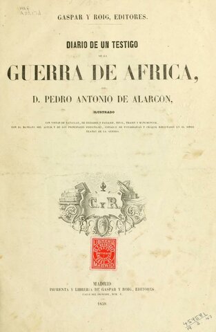 Pedro Antonio de Alarcón regresa famoso y con mucho dinero a España por su famosa obra que escribió en la guerra