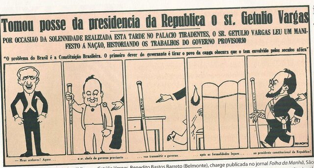 Getúlio Vargas, “pai dos pobres”, tomou posse da presidência, centralizando e uniformizando as estruturas antigas.