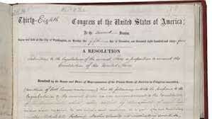 13th, 14th, 15th Amendments