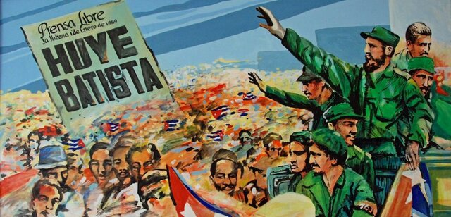 Castro huye del dictador Batista
