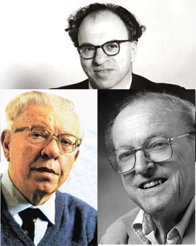 Fred Hoyle, Hermann Bondi y Thomas Gold