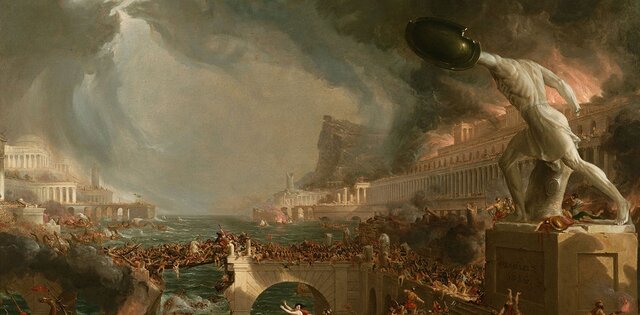 Romans leave England