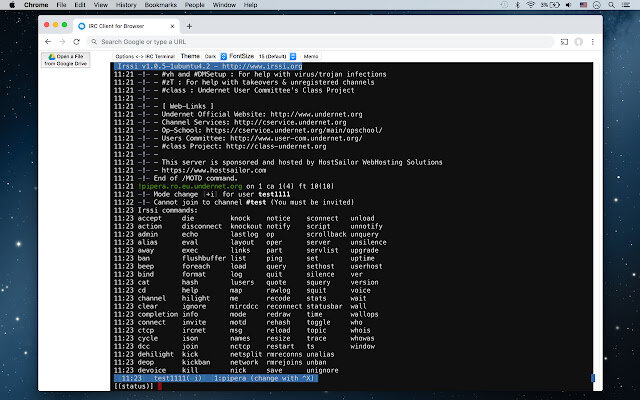 IRC, la era de los chats