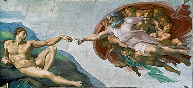 Adams skapelse av Michelangelo