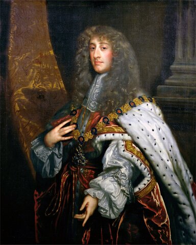 James II becomes King of England
