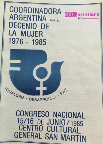 Encuentro de la Coordinadora Argentina por el Decenio de la Mujer