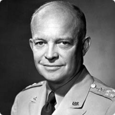 Dwight D. Eisenhower becomes President