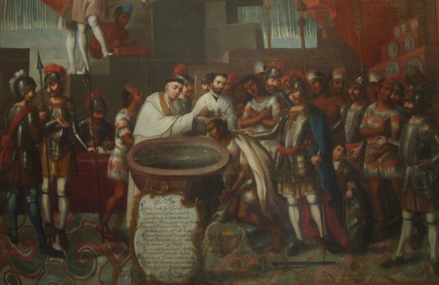 LLEGAN LOS FRANCISCANOS A NUEVA ESPAÑA