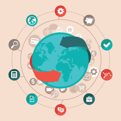 Timeline: Economía, globalización y comunicación