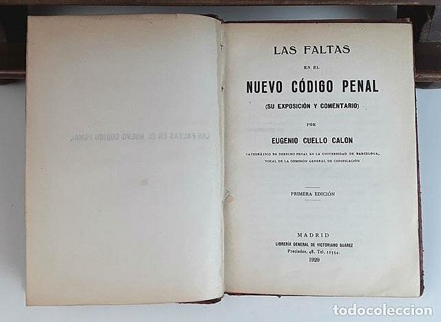 CODIGO PENAL DE 1929