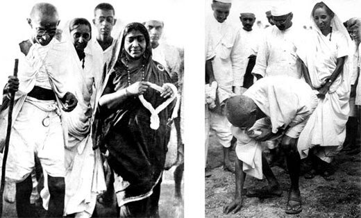 Se traslada a Sudáfrica, en donde trabaja a favor de los indios residentes en ese país.