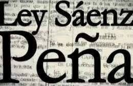 Se aprueba la ley n ° 8871 "Ley Sáenz Peña"