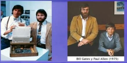 Primer computador Apple y la fundación de Microsoft