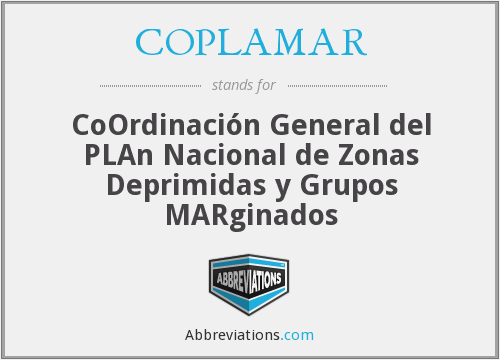 Se creó la Coordinación General del Plan Nacional de Zonas Deprimidas y Grupos Marginados (Coplamar)