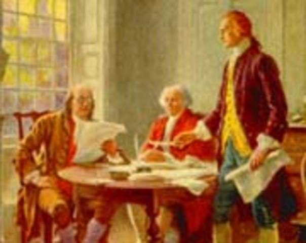 Writing of Declaration of Independence