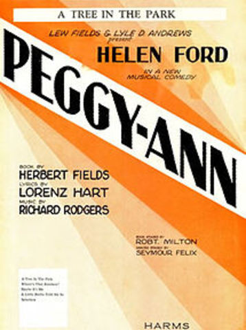 Rodgers- Opening of "Peggy-Ann"