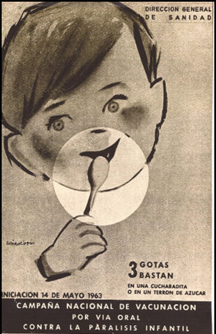 Primera campaña de inmunización masivo con vacuna oral.
