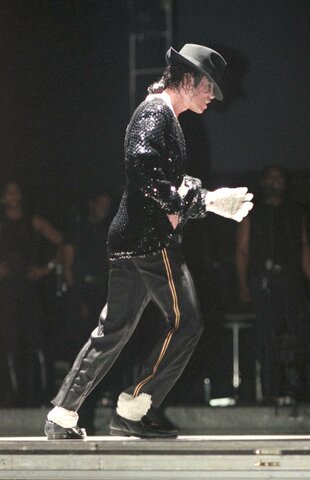 The infamous "Moonwalk"