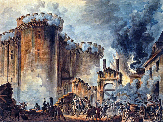 Inicia la revolución francesa