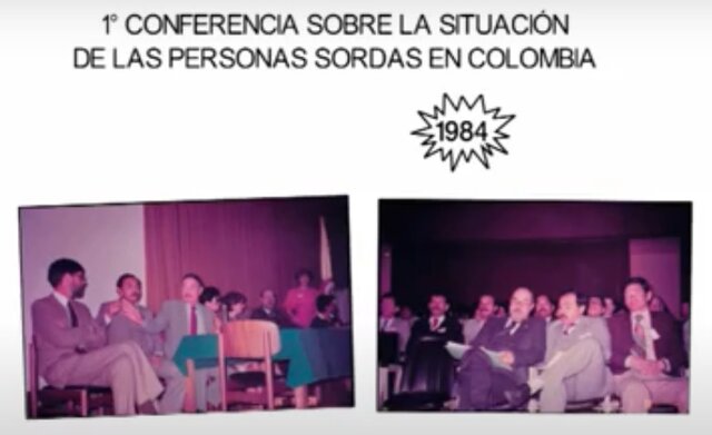 I Conferencia sobre la situación de las personas sordas en Colombia.