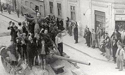 1944, Liberan Belgrado y Budapest.